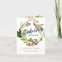 Anuncio de nacimiento de navidades folclóricos de 