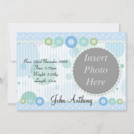 Anuncio de nacimiento de niño