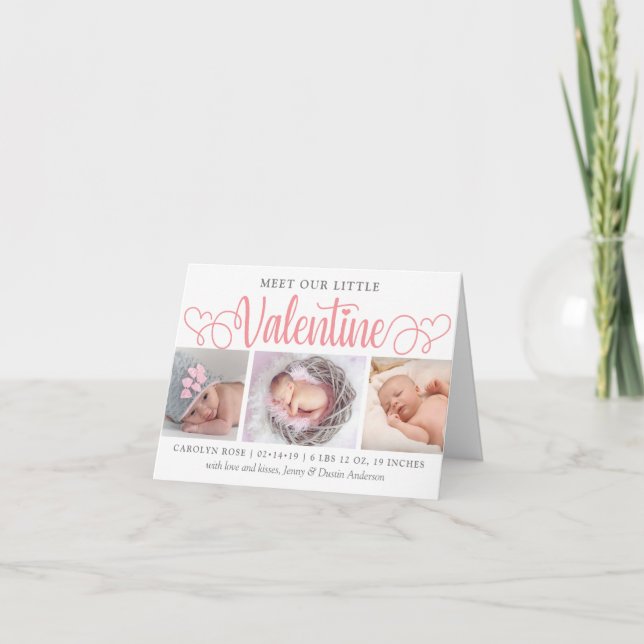 Anuncio de nacimiento de nuestra foto de San Valen (Anverso)