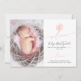 Anuncio de nacimiento de PixDezines, Chica