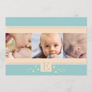 Anuncio de nacimiento de Stardust Baby Boy