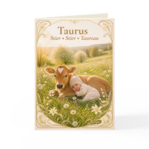 Anuncio de nacimiento de Tauro| Colección Soñadora