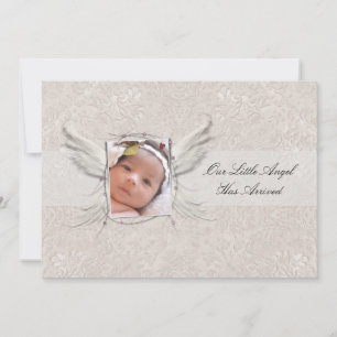 Anuncio de nacimiento de un ángel Chica