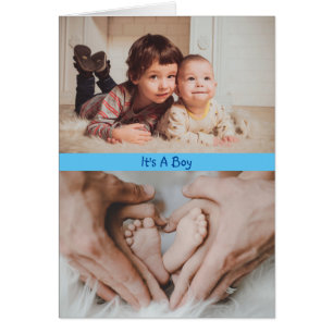 Anuncio de nacimiento de un Personalizado de foto