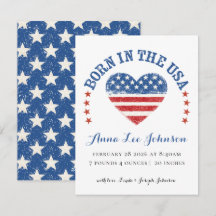 Anuncio de nacimiento en EE. UU.