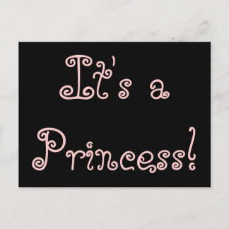 Anuncio de nacimiento "¡Es una princesa!"