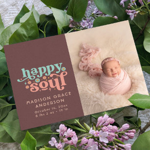 Anuncio de nacimiento Foto Tarjeta Postal   Alma F