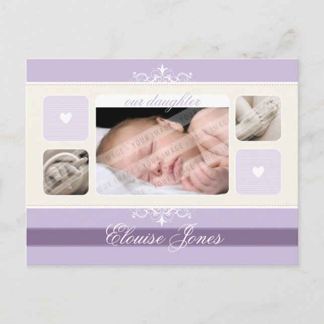 ANUNCIO DE NACIMIENTO :: FURIOSO1 - chica (Anverso)