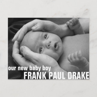 Anuncio de nacimiento personalizable 2