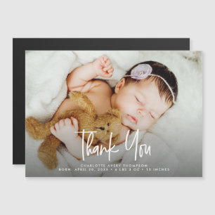 Anuncio de nacimiento personalizado para niña reci