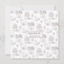 Anuncio de nacimiento romántico de guión gráfico