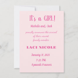 ANUNCIO DE NACIMIENTO simple