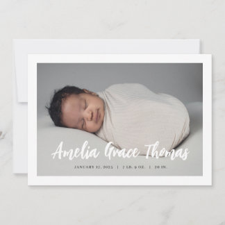 Anuncio de nacimiento simple