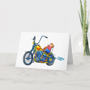 Anuncio de nacimiento: tarjeta "Little Baby Biker"