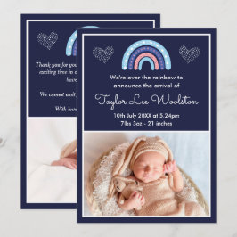 Anuncio de nacimientos azules de la marina Chica a