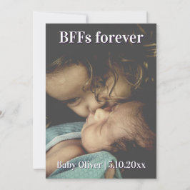 Anuncio de nacimientos de hermanos nuevos de BFF