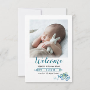 Anuncio de nacimientos en el mar