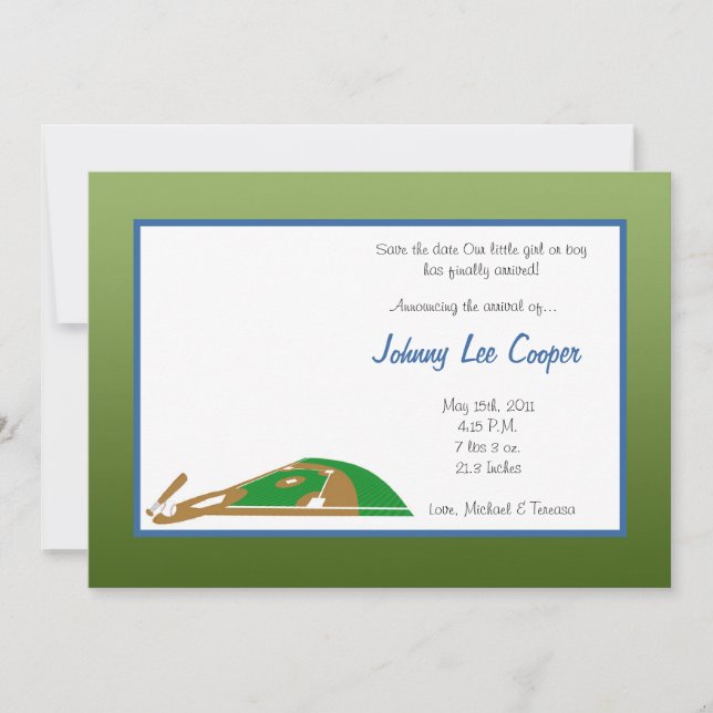 Anuncio de natalidad de base deportiva las 5 horas (Anverso)