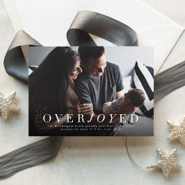 Anuncio de natalidad de foto de festividad sobrego