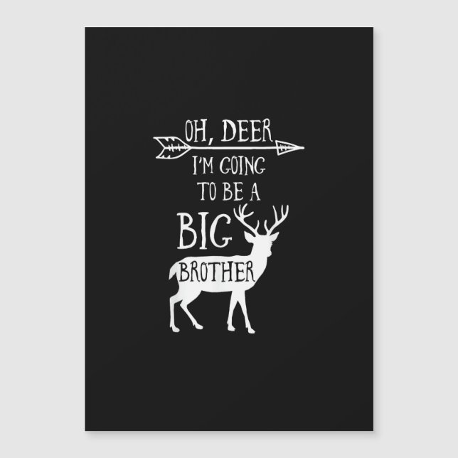 Anuncio de Navidad de Oh Deer Going To Big Brother (Anverso)