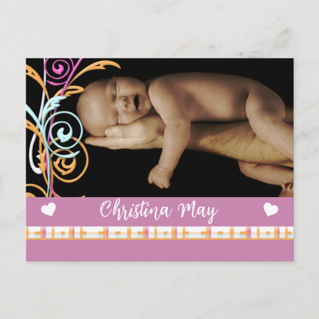 Anuncio de niña - Mariposas (Anverso)