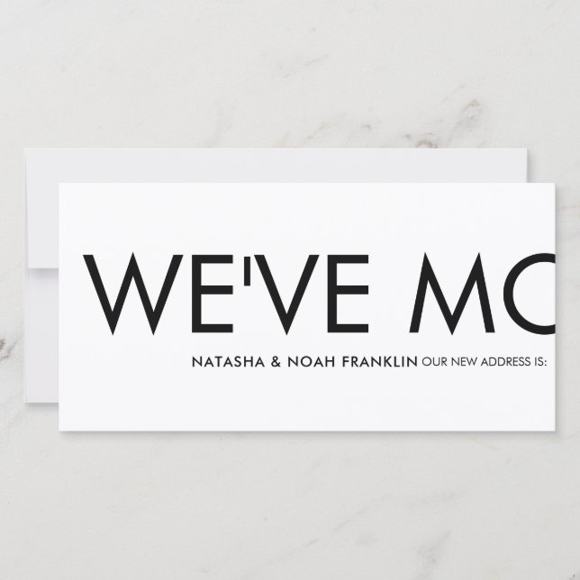 Anuncio de nueva dirección de diversión Nos hemos  (Anverso)