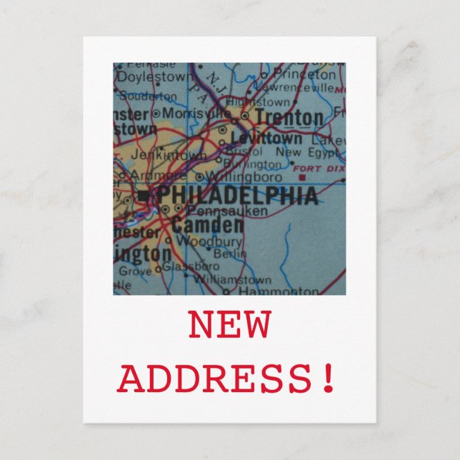anuncio de nueva dirección de Filadelfia (Anverso)
