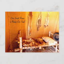 Anuncio de nueva dirección de habitación de huéspe