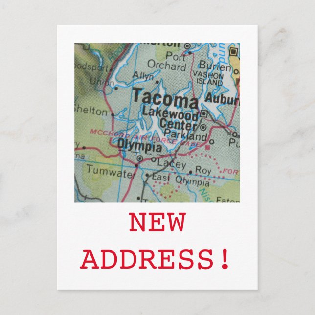 anuncio de nueva dirección de Tacoma (Anverso)