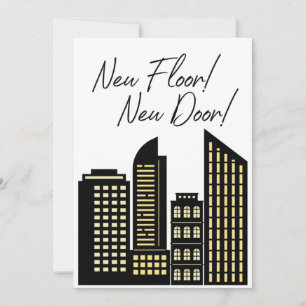 Anuncio de nuevo piso, nueva puerta y nuevo aparta