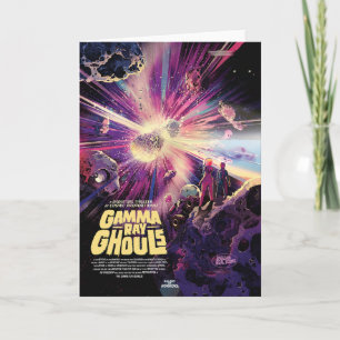 Anuncio de película de terror de ciencia ficción,