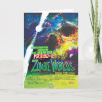 Anuncio de película de terror de Sci-Fi, mundos zo
