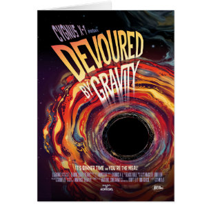 Anuncio de película de terror sobre ciencia ficció