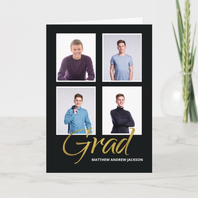Anuncio de Personalizable de fotos de graduación S (Anverso)