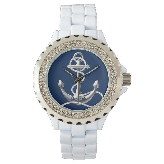 Anuncio de plata de reloj diamante de imitación pe (Anverso)
