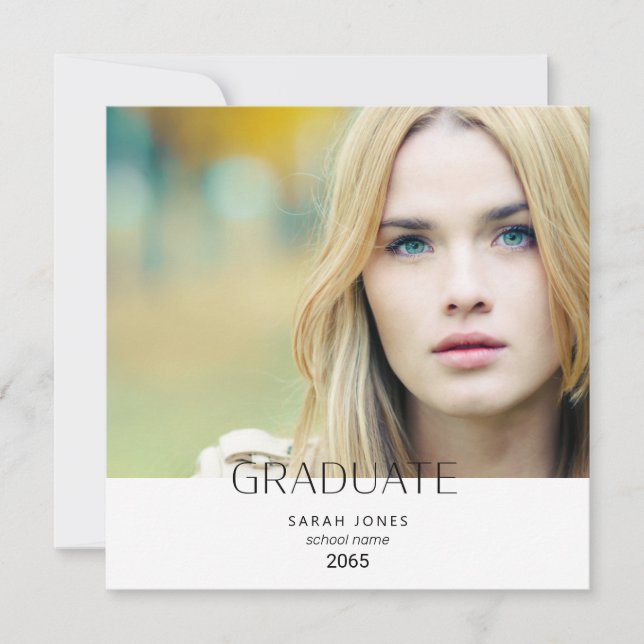 Anuncio de Plaza de Graduación de Foto Estudiantil (Anverso)