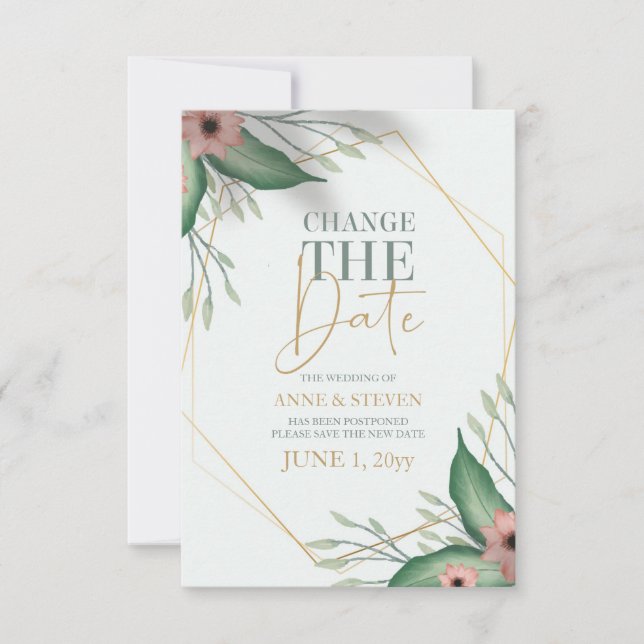 Anuncio de posposición de la fecha (Anverso)