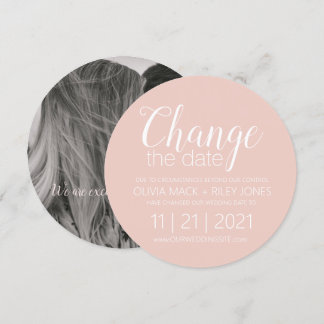 Anuncio de Postergación de Boda Día de Boda Nuevo