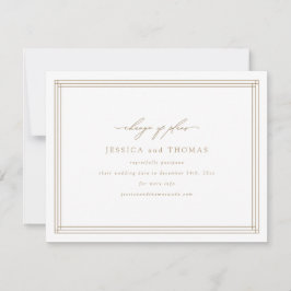 Anuncio de Postergación de Boda en Vitrina Chic Ca