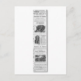 anuncio de programas morales de Barnum y Londres