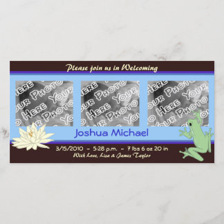 Anuncio de Rana Azul y Nacimiento Lotus