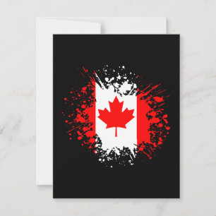 Anuncio de recuerdo de Canadá, Viaje con bandera b
