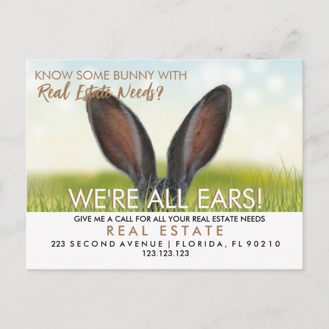 anuncio de referencias de conejo de Pascua de bien (Anverso)