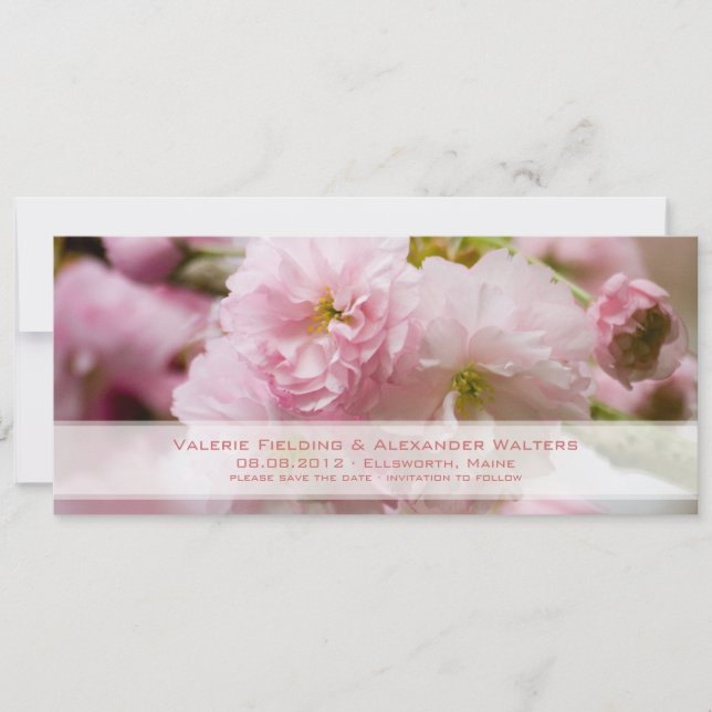 Anuncio de reserva de fecha de Sakura (Anverso)