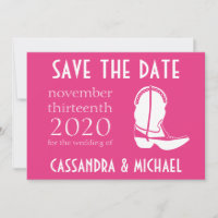 Anuncio de Salvaguardar la Fecha con Bota de Vaque