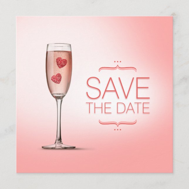 Anuncio de Salvar la Fecha Love Potion Pink (Anverso)