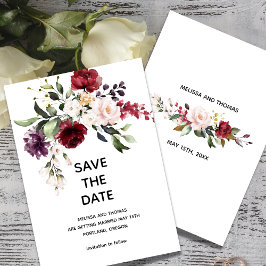 Anuncio de Save The Date de Rosa Vintage