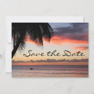 Anuncio de Save the Date Tropical