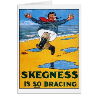 Anuncio de Skegness de Vintage - La esquidez es ta