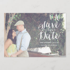 Anuncio de Tarjeta de Foto de Save-The-Date Guiona